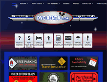 Tablet Screenshot of dvc-rental.com